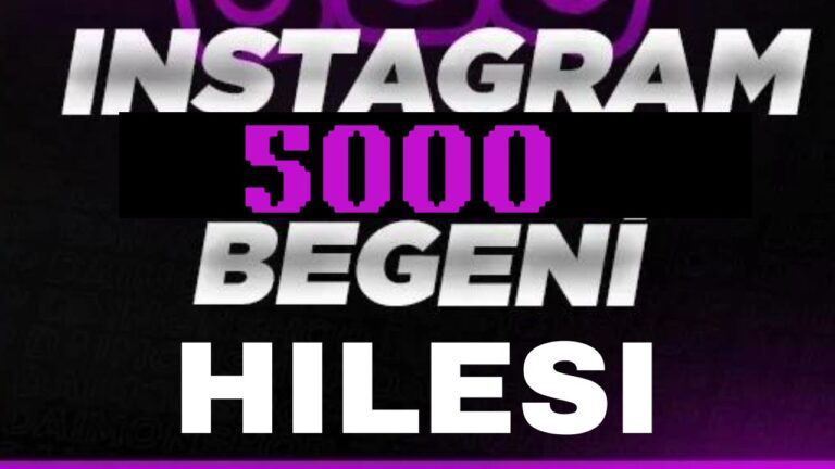 Instagram 5000 Begeni Hilesi